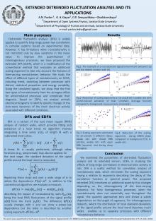 Extended detrended fluctuation analysis and its application